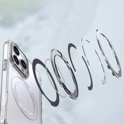 Чохол TPU+PC Empire with MagSafe and Ring для Apple iPhone 12 Pro / 12 (6.1") Clear