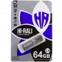 Флеш накопичувач USB 3.0 Hi-Rali Rocket 64 GB Срібна серія Срібний