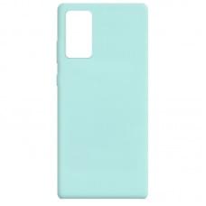 Силіконовий чохол Candy для Samsung Galaxy Note 20 Бірюзовий