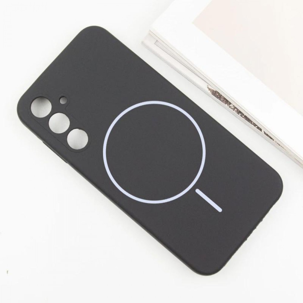 Чохол Silicone Cover Lakshmi Full Camera (AA) with MagFit для Samsung Galaxy S25 Чорний / Black