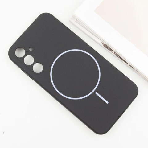 Чохол Silicone Cover Lakshmi Full Camera (AA) with MagFit для Samsung Galaxy S25 Чорний / Black