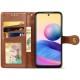 Шкіряний чохол книжка GETMAN Gallant (PU) для Xiaomi Redmi 14C / Poco C75 Коричневий
