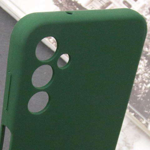 Чохол Silicone Cover Lakshmi Full Camera (AAA) для Samsung Galaxy A24 4G Зелений / Cyprus Green