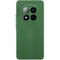 Чохол TPU GETMAN Liquid Silk Full Camera для Xiaomi Redmi Note 14 Pro 4G Зелений / Dark green