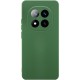 Чохол TPU GETMAN Liquid Silk Full Camera для Xiaomi Redmi Note 14 Pro 4G Зелений / Dark green