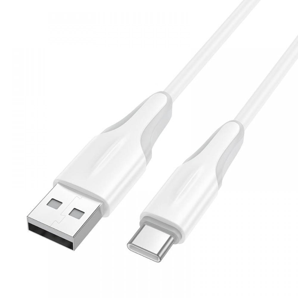Дата кабель Borofone BX119 New USB to Type-C 3A (1m) White