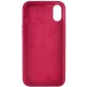 Чохол Silicone Case Full Protective (AA) NO LOGO для Apple iPhone XR (6.1") Бордовий / Maroon