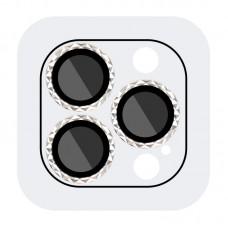 Захисне скло Metal Shine на камеру (у упак.) для Apple iPhone 12 Pro Max Срібний / Silver