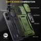 Ударостійкий чохол Camshield Army Ring для Xiaomi Redmi 13C / Poco C65 Оливковий / Army Green