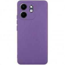 Чохол TPU GETMAN Liquid Silk Full Camera для Infinix Smart 9 4G / Hot 50i Фіолетовий / Amethyst
