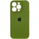 Чохол Silicone Case Full Camera Protective (AA) для Apple iPhone 14 Pro (6.1") Зелений / Dark Olive
