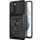 Чохол Ummi Camshield Serge Ring для Samsung Galaxy S21 FE Чорний