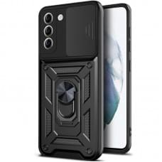 Чохол Ummi Camshield Serge Ring для Samsung Galaxy S21 FE Чорний