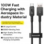 Дата кабель Baseus Unbreakable Series Fast Charging USB to Type-C 100W 1m (P10355801111-0) Black