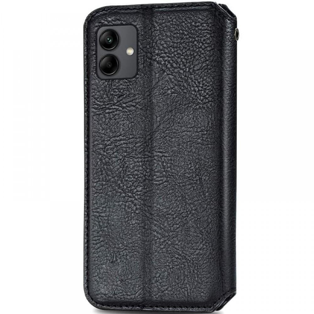 Шкіряний чохол книжка GETMAN Cubic (PU) для Samsung Galaxy A04 Чорний