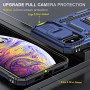 Ударостійкий чохол Camshield Army Ring для Apple iPhone XS Max (6.5") Синій / Navy