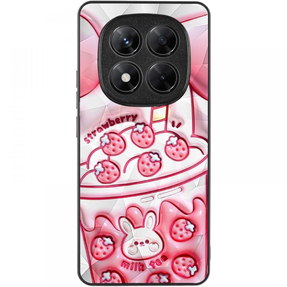 TPU+PC чохол Prisma Fluffie для Xiaomi Redmi Note 14 Pro 4G Strawberry