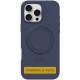 Чохол Silicone Case Full Protective NO LOGO with Ring для Apple iPhone 16e (6.1") Dark Blue