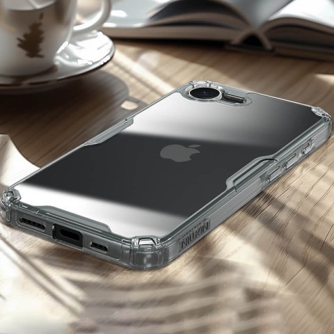 TPU чохол Nillkin Nature Pro Series для Apple iPhone 16e (6.1") Безбарвний (прозорий)