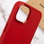 TPU чохол Bonbon Metal Style для Apple iPhone 13 (6.1") Червоний / Red