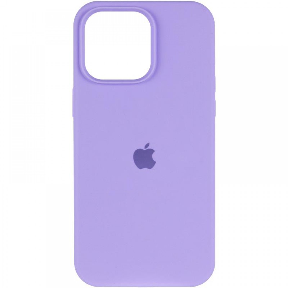 Чехол Silicone Case (AA) Logo with MagSafe для Apple iPhone 15 (6.1")