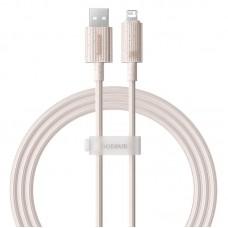 Дата кабель Baseus Habitat Series Fast Charging USB to Lightning 2.4A (2m) (P10360200) Wheat Pink
