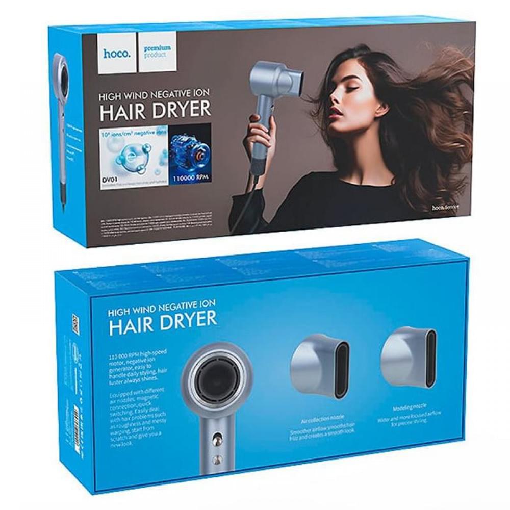 Фен для волосся Hoco DAR01 Ion Care (1400W) White