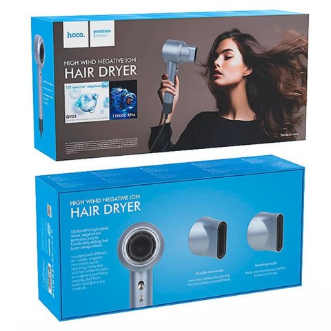 Фен для волосся Hoco DAR01 Ion Care (1400W) White