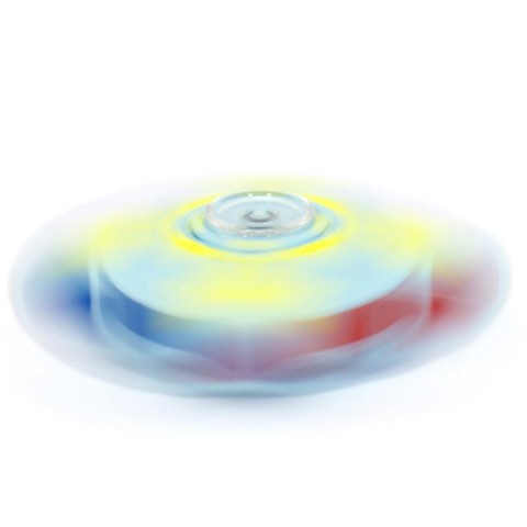 Дитяча інтерактивна головоломка Rubik's Cube Fingertips Spinner Water Blue