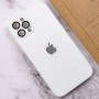 Чохол TPU+Glass Sapphire matte case для Apple iPhone 12 Pro (6.1") Pearly White