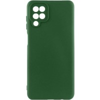 Чохол Silicone Cover Ummi Lakshmi Full Camera (AA) для Samsung Galaxy A12 Зелений / Dark green