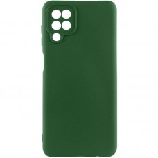 Чохол Silicone Cover Ummi Lakshmi Full Camera (AA) для Samsung Galaxy A12 Зелений / Dark green