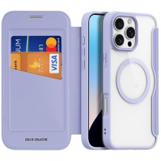 Чохол-книжка Dux Ducis Skin X Pro with MagSafe для Apple iPhone 16 Pro Max (6.9") Purple