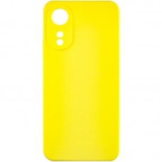 Чохол Silicone Cover Lakshmi Full Camera (AAA) для Oppo A78 4G Жовтий / Yellow