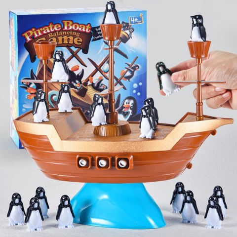 Настільна інтерактивна гра Ummi 707-61 Pirate Boat Balancing Game Brown