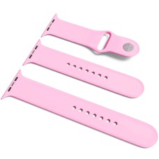 Силіконовий ремінець для Apple Watch Sport Band 42(ser.1-3)/44/45/46/49mm (S/M & M/L) 3pcs Рожевий / Light pink