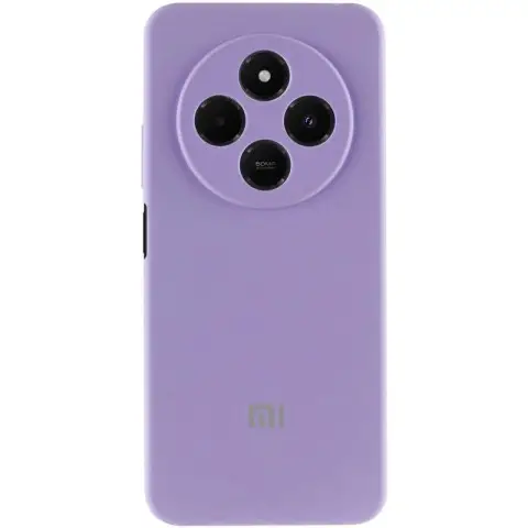 Чохол Silicone Cover Lakshmi Full Camera (AA) with logo для Xiaomi Redmi 14C / Poco C75 Бузковий / Dasheen