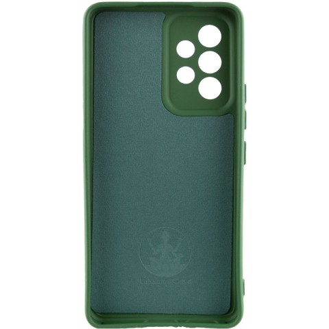 Чохол Silicone Cover Lakshmi Full Camera (AA) для Samsung Galaxy A53 5G Зелений / Dark green