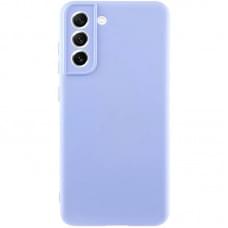 Чохол TPU GETMAN Liquid Silk Full Camera для Samsung Galaxy S22+ Бузковий / Light purple