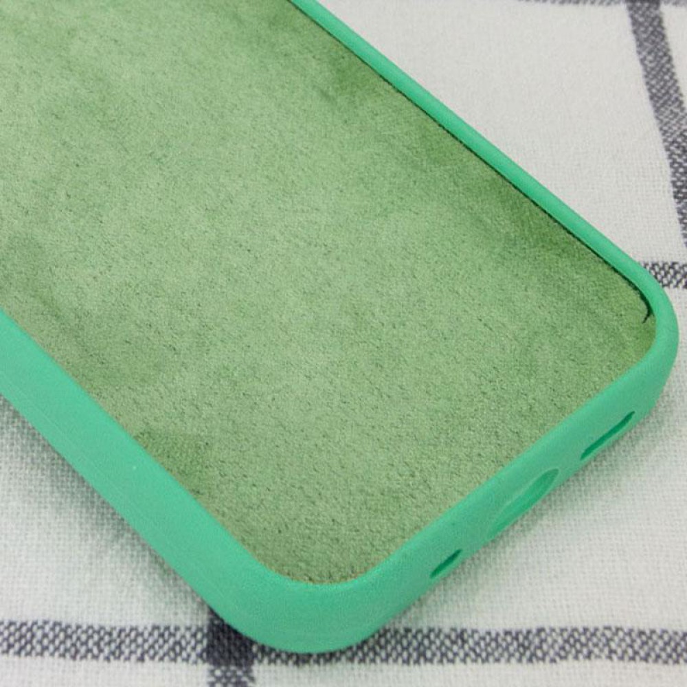 Чохол Silicone Case Full Protective (AA) NO LOGO для Apple iPhone 16 Pro Max (6.9") Зелений / Spearmint