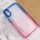 Чохол TPU+PC Fresh sip series для Apple iPhone XS Max (6.5") Рожевий / Синій
