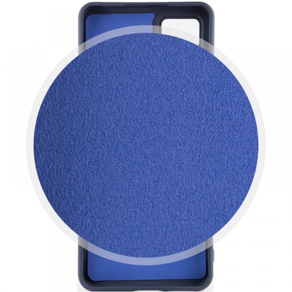 Чохол Silicone Cover Lakshmi Full Camera (AAA) with Logo для Xiaomi Redmi Note 11 Pro 4G / 12 Pro 4G Темно-синій / Midnight blue