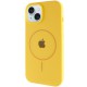 Чохол Silicone Case Full Protective (AA) with MagSafe для Apple iPhone 14 Plus (6.7") Жовтий / Yellow