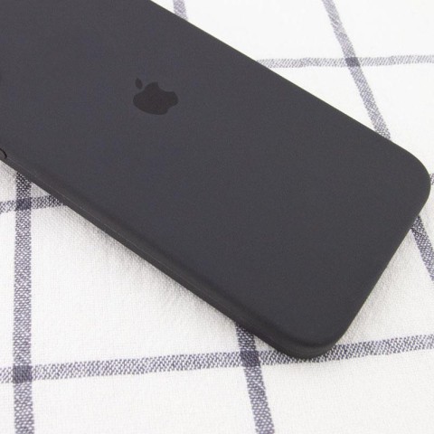 Чохол Silicone Case Square Full Camera Protective (AA) для Apple iPhone 11 (6.1") Сірий / Dark Gray