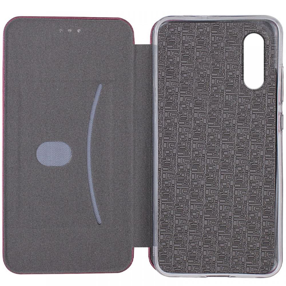 Шкіряний чохол-книжка Classy для ZTE Blade A5 (2020) Бордовий