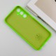 Чохол Silicone Cover Lakshmi Full Camera (AA) для Samsung Galaxy A35 Салатовий / Neon Green