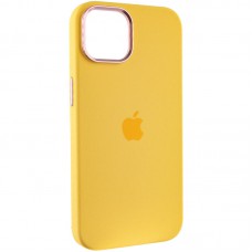 Чехол Silicone Case Metal Buttons (AA) для Apple iPhone 12 Pro Max (6.7")