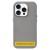 Шкіряний чохол Leather Case Metal Buttons для Samsung Galaxy S24 FE Titanium Gray