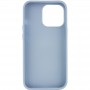 TPU чохол Bonbon Metal Style для Apple iPhone 13 Pro Max (6.7") Блакитний / Mist blue