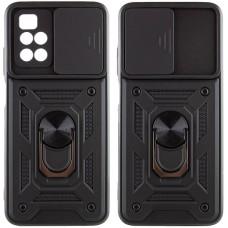 Ударостійкий чохол Camshield Serge Ring для Xiaomi Redmi 10 Чорний